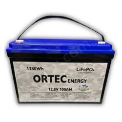 Ortec 12,8V 100Ah Amper Lifepo4 Aku resim5
