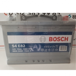 70 Ah Amper Bosch S4E82 Efb Start Stop Akü  resim1