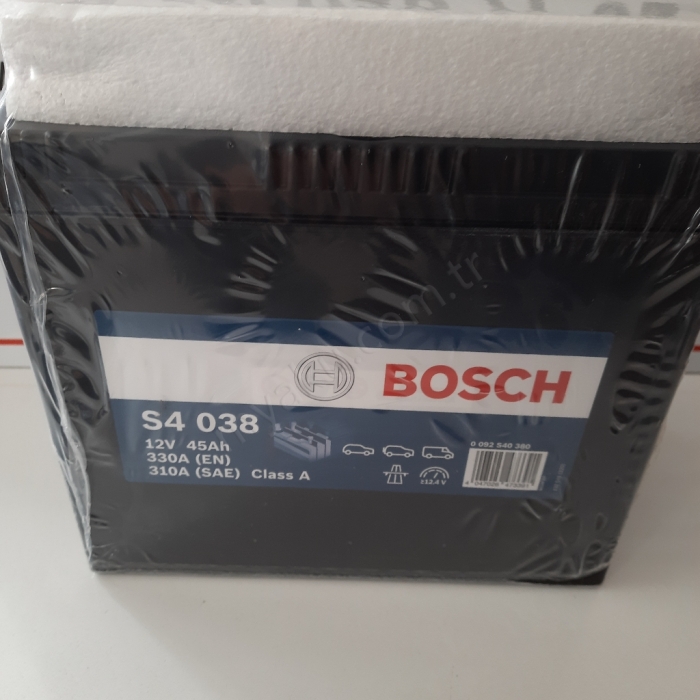 45 Ah Amper Bosch S4038 Ters Akü 