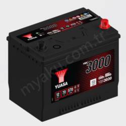 Yuasa 1012177 12V 70Ah 3000-Asıa D26(264175225) Ybx3030 resim1