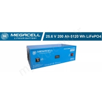 200Ah Amper Lityum Lifepo4 25,6V Megacell Makelsan resim2