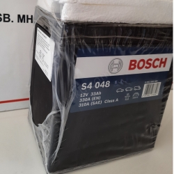 33 Ah Amper Bosch S4048 Dar Ince Düz Akü  resim2