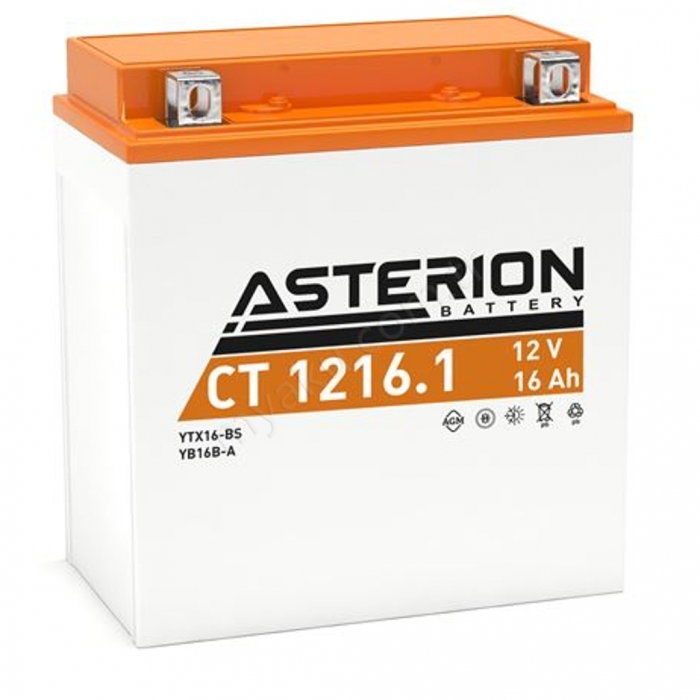Asterion Akü 16Ah Ytx16-Bs. Yb16B-A Ct1216.1