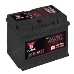 Yuasa 1012171 12V 56Ah 3000 Lb2(242175175) Ybx3065 resim1