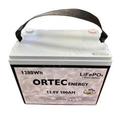 Ortec 12,8V 100Ah Amper Lifepo4 Aku resim2