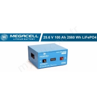 100Ah Amper Lityum Lifepo4 25,6V Megacell Makelsan resim2
