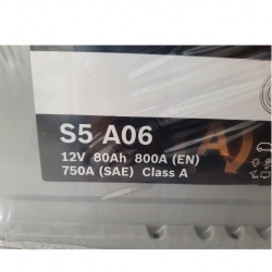 80 Ah Amper Bosch S5A06 Agm Start Stop Akü  resim3