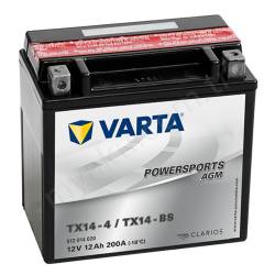 Varta 12V 12Ah Amper Tx14-4 Tx14-Bs resim1