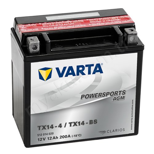 Varta 12V 12Ah Amper Tx14-4 Tx14-Bs