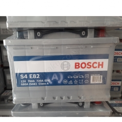 70 Ah Amper Bosch S4E82 Efb Start Stop Akü  resim2