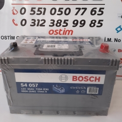 95 Ah Amper Bosch S4057 (90 Ah Muadili) Akü  resim2