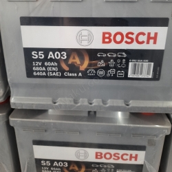 60 Ah Amper Bosch S5A03 Agm Start Stop Akü resim2