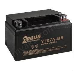 Orbus 12V 7Ah Amper Ytx7Abs Motor Akusu resim3