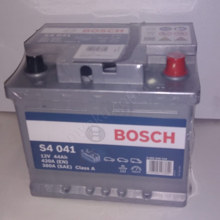 44 Ah Amper Bosch S4041 Kare Akü 