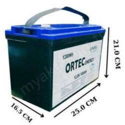Ortec 12,8V 100Ah Amper Lifepo4 Aku resim4