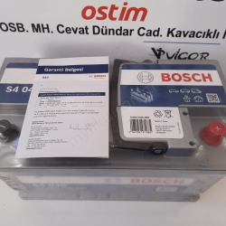 80 Ah Amper Bosch S4046 Alçak Vw Ford Opel Akü  resim5