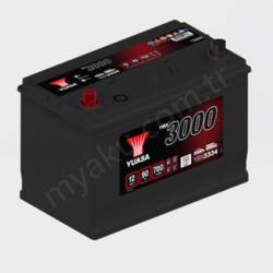 Yuasa 1012180 12V 90Ah 3000-Asıa (306175224) Tersk Ybx3334 resim1