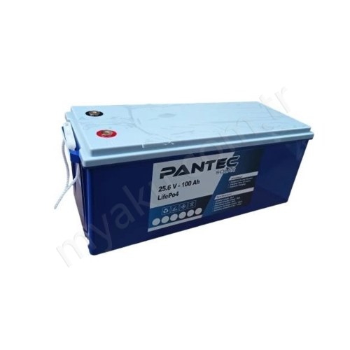 Pantec 25,6V 100Ah Amper Lifepo4 Aku