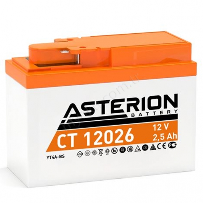 Asterion Akü 2.5Ah Ytr4A-Bs Ct12026