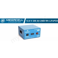 200Ah Amper Lityum Lifepo4 12,8V Megacell Makelsan resim3