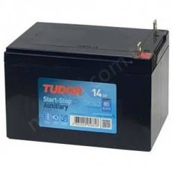 Tudor Tk143 12V 14Ah Amper 80Cca Start Stop Agm resim2