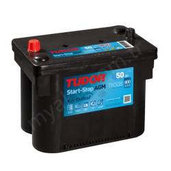 50 Ah Amper Tudor Agm Orbital Aku Tk508 resim1