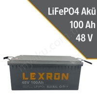 100Ah Lexron 48V Lityum Akü Lifepo4 resim1