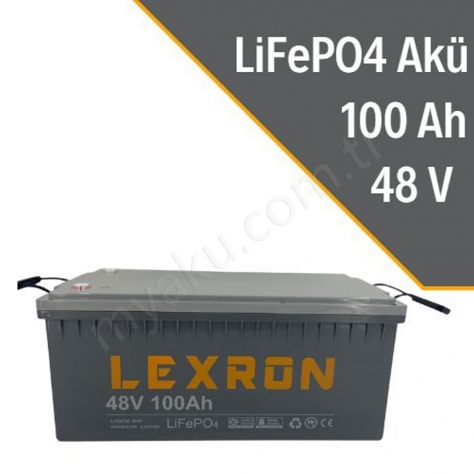 100Ah Lexron 48V Lityum Akü Lifepo4