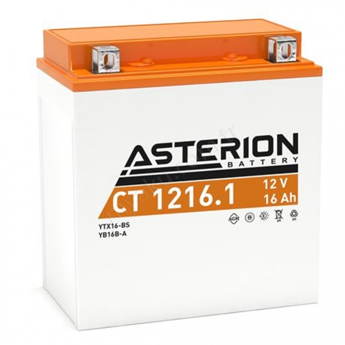 Asterion Akü 16Ah Yb16Al-A2205 X 70 X 162 Ct1216