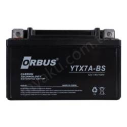 Orbus 12V 7Ah Amper Ytx7Abs Motor Akusu resim1