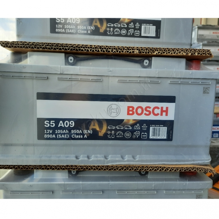 105 Ah Amper Bosch S5A09 Agm Start Stop Akü  