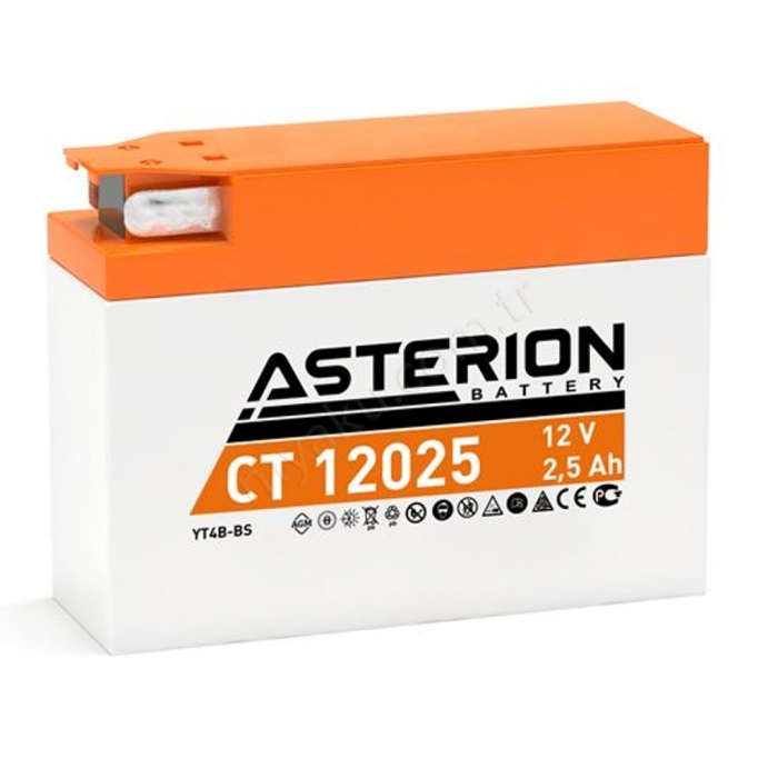 Asterion Akü Ct12025 2,5Ah Yt4B-Bs 