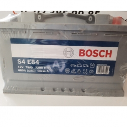 79 Ah Amper Bosch S4E84 Efb Basık Start Stop Akü  resim1