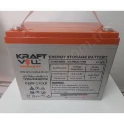 75Ah 80Ah Kraftvoll-Outdo Jel Deepcycle Akü 18070002 resim2