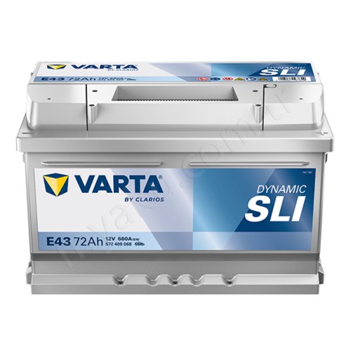 72 Ah Amper Blue Dynamıc Varta Akü 572409068 E43 