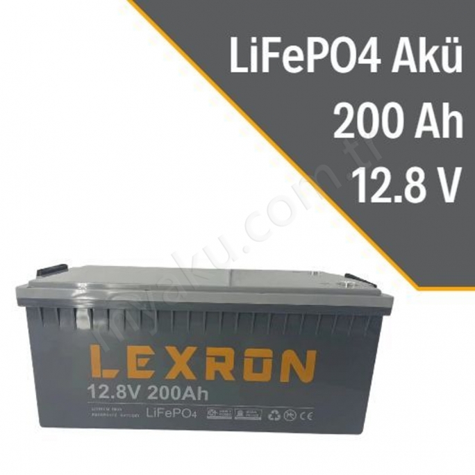 200Ah Lexron 12.8V Li̇tyum Akü Lifepo4