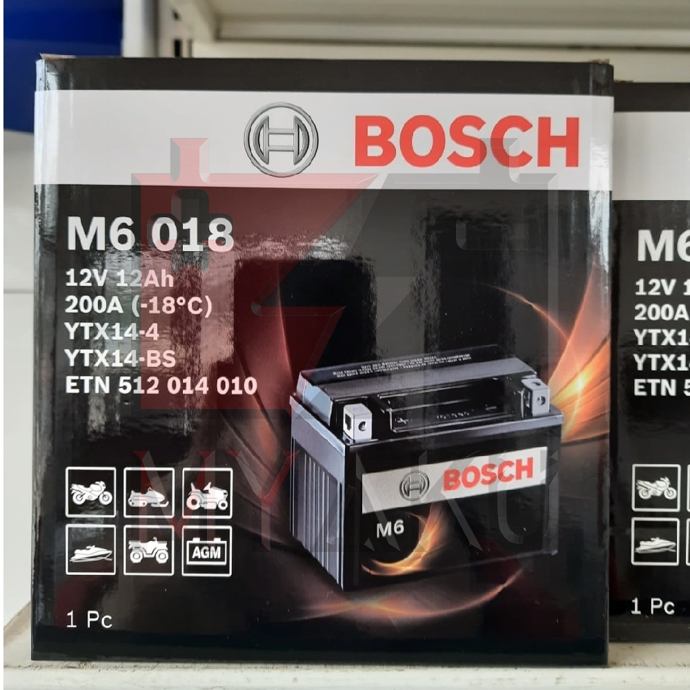 Ytx14-Bs Ytx14-4 12Ah 512014010 Bosch M6018