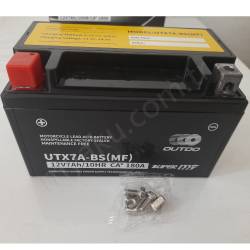 Outdo 12V 7Ah Amper Utx7A-Bs Mf Alcak Tip resim3